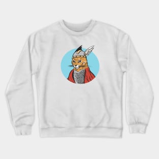 Cat Thor Crewneck Sweatshirt